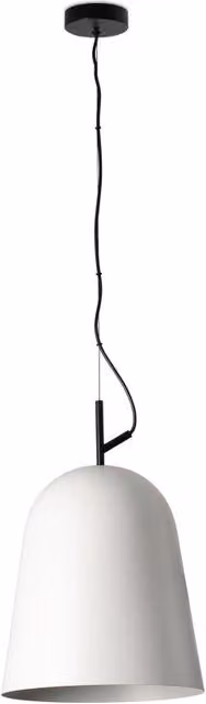 Lampada a sospensione STUDIO 290 Faro Barcelona in metallo bianco con altezza regolabile