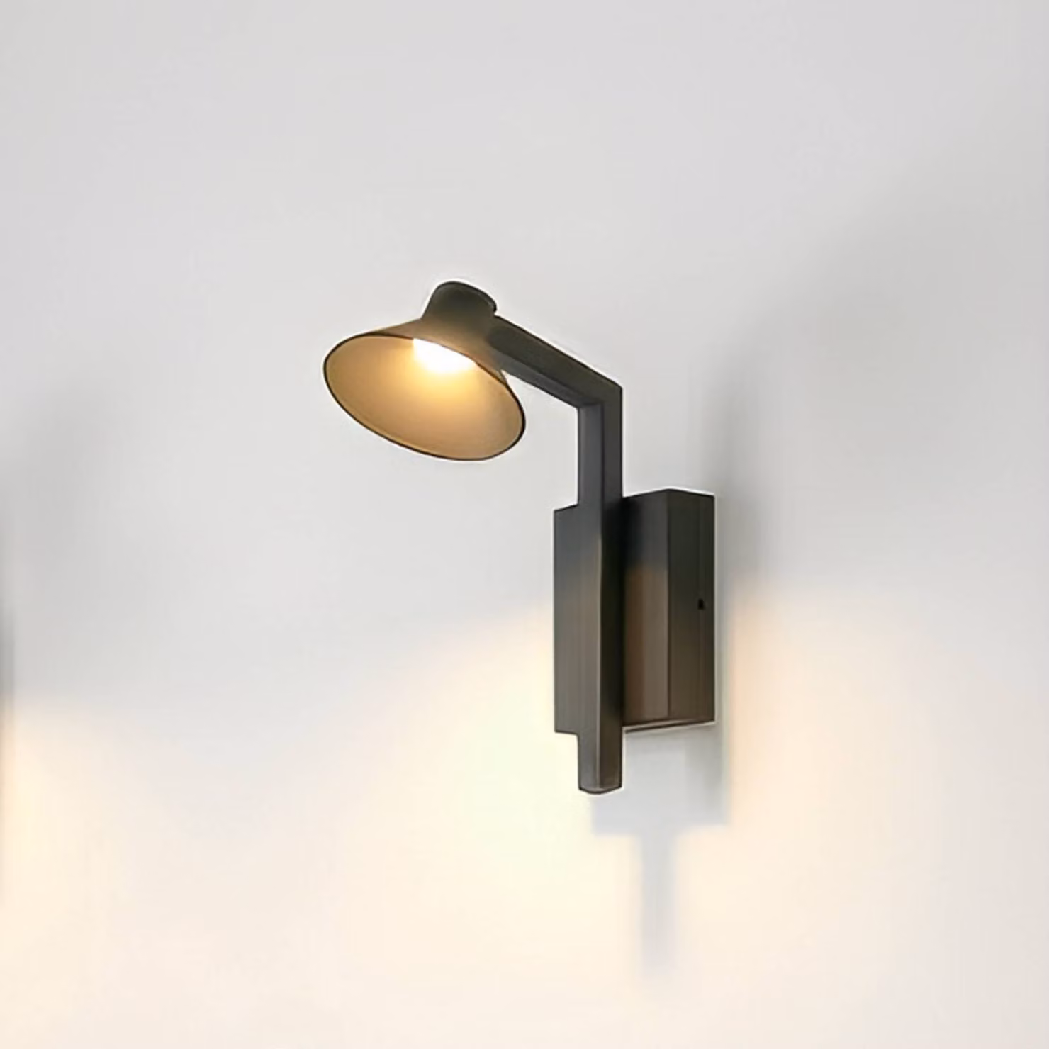 Applique da parete a LED Steve Lucande, dimmerabile, Nero, Soggiorno / Sala da pranzo, Metallo, Moderno, Applique a LED