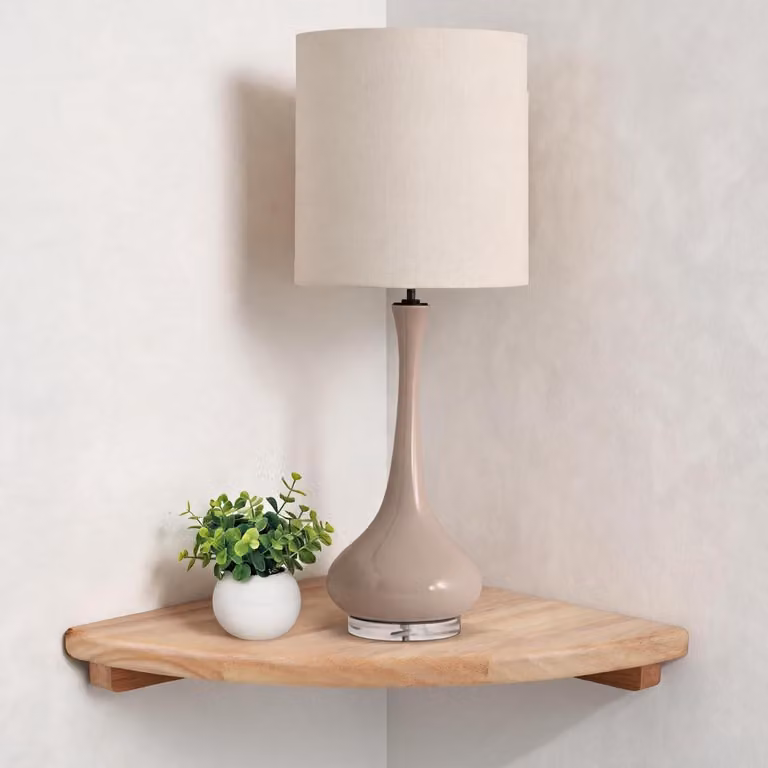 Scaffale sospeso da parete, 30 cm, in legno, per cucina, bagno o soggiorno