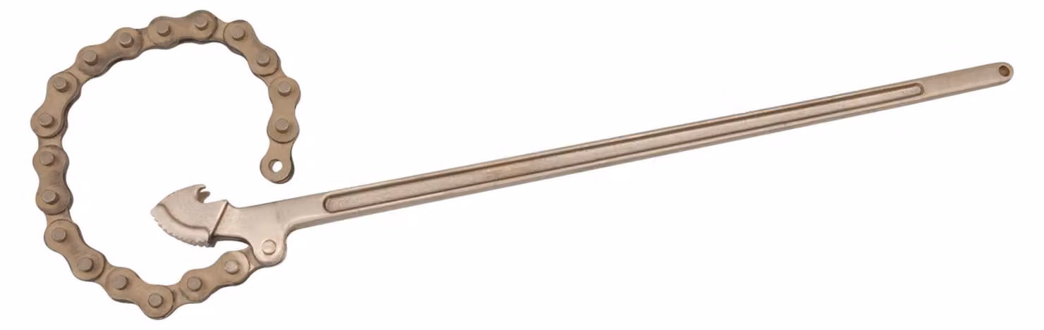 KS TOOLS BRONZEplus pinza per tubi a catena Ø max.150mm versione leggera ( 963.1715 )