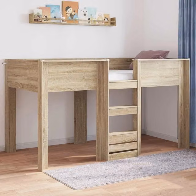 Letto a Castello per Bambini Rovere Sonoma 100 x 200 cm 3410501