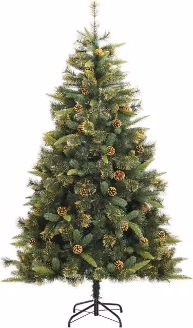 Albero di Natale artificiale con pigne verde vidaXL Altezza: 180 cm