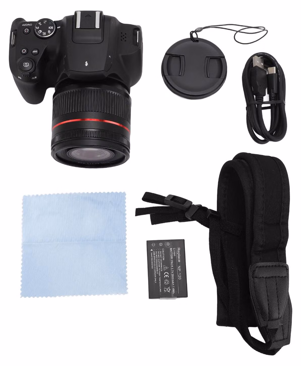 Fotocamera digitale 4K da 64 MP con zoom ottico 12x, schermo ribaltabile da 3,0 pollici, stabilizzatore d'immagine e WiFi: ideale per il vlogging in viaggio