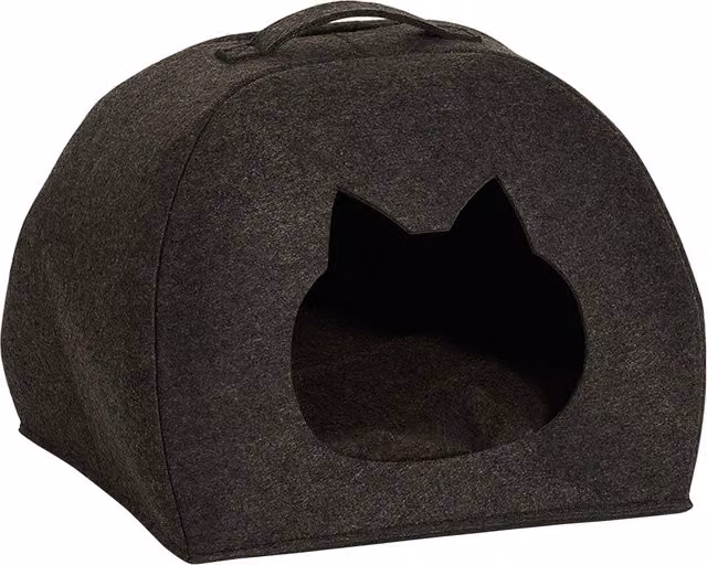 Cuccia per gatto in feltro Zeller grigio antracite L 45 cm x P 38 cm x H 33 cm