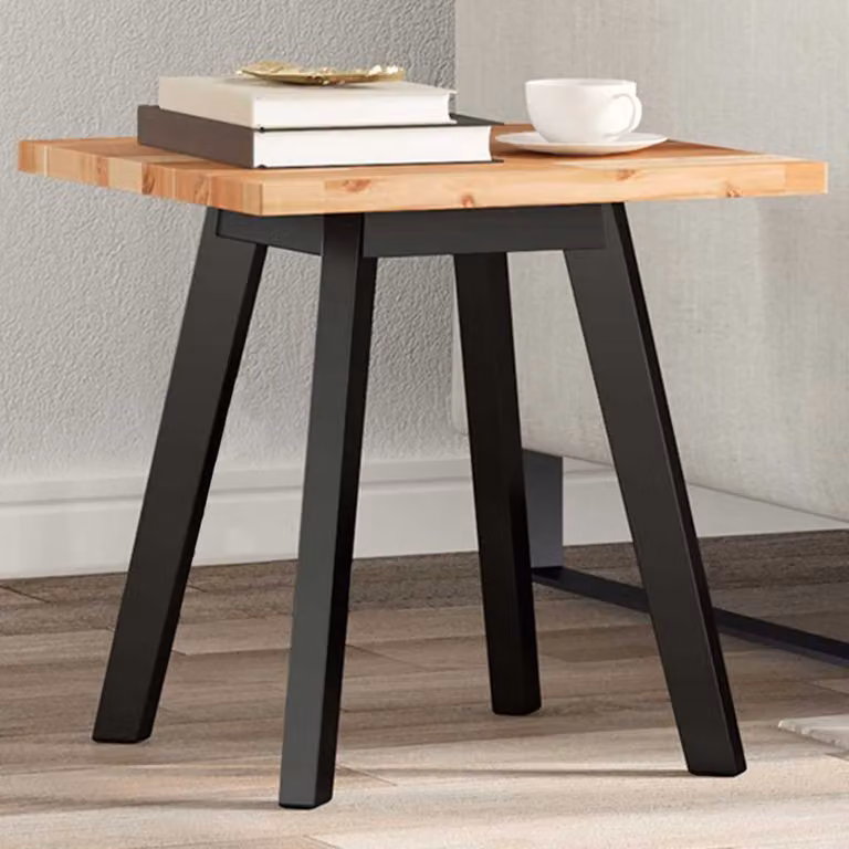 vidaXL Piano Tavolo Quadrato 40x40x2 cm in Legno Massello di Acacia