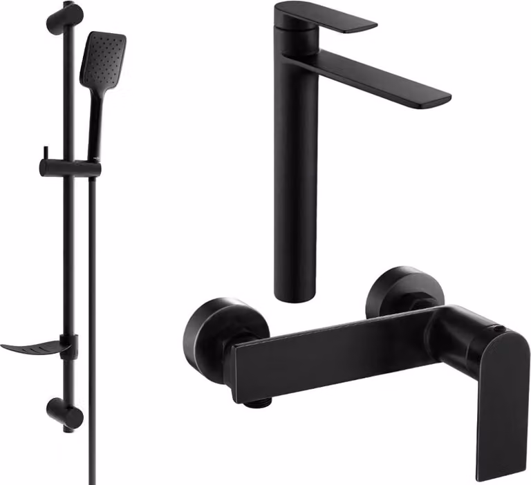 Mexen Zero DF62 set doccia, nero - 71114DF62-70