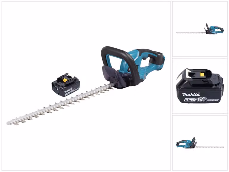 Makita DUH 507 G Tagliasiepi a batteria 18 V 50 cm + 1x batteria 6,0 Ah - senza caricabatteria
