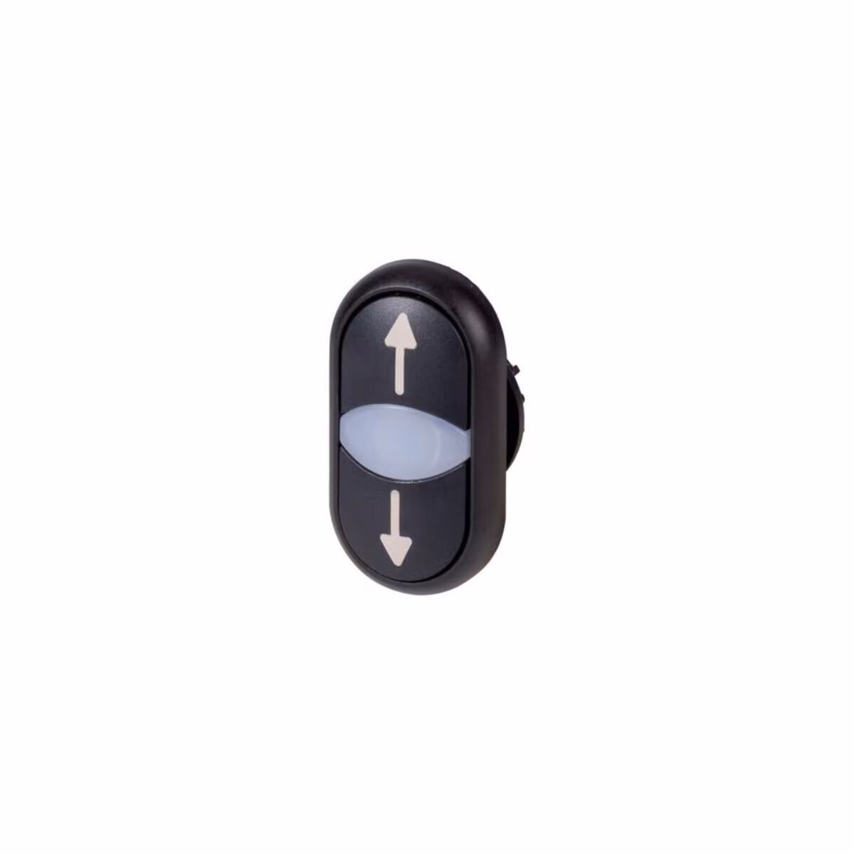 5 pezzi Doppio pulsante illuminato, marcato - Pulsantiera nera IP66 M22S-DDL-S-X7/X7
