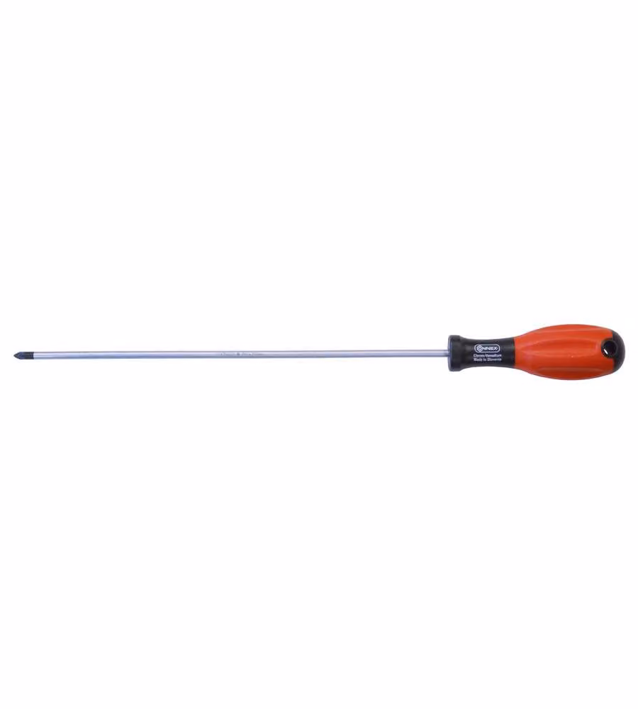Giravite professionale per elettricista lama lunga Phillips PH1 x 250 mm.