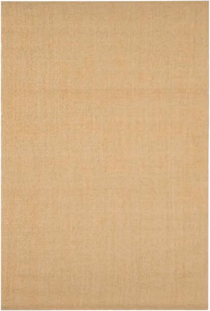 Tappeto da soggiorno in sisal beige con design minimalista e antiscivolo L: 150 cm, P: 100 cm