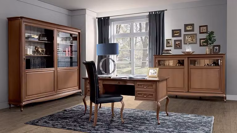 Klassische Stühle Luxus Holz Lehnstuhl Holzstuhl Design Stuhl Esszimmerstuhl