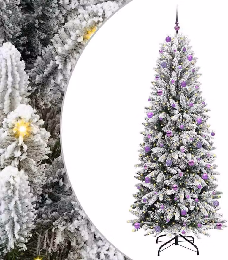 Albero di Natale artificiale con 300 LED Bianco 240 cm