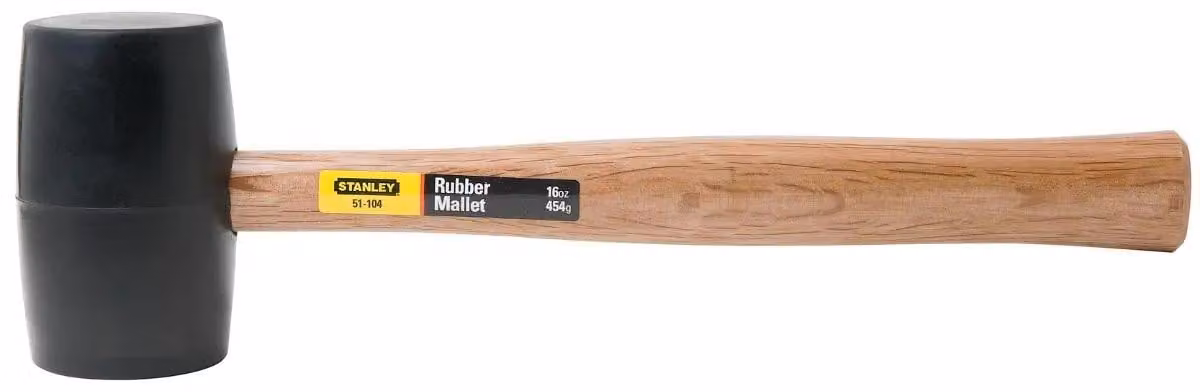 Stanley HTS Gummihammer mit schwarzem Kopf 454g