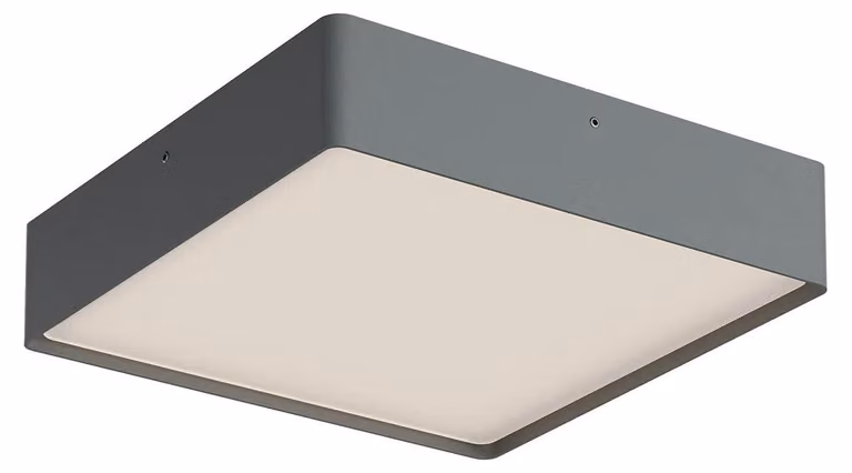 Redo Outdoor NOX PL LED – diametro 27, altezza 6 cm - Grigio scuro, Modello base - Grigio scuro, Modello base