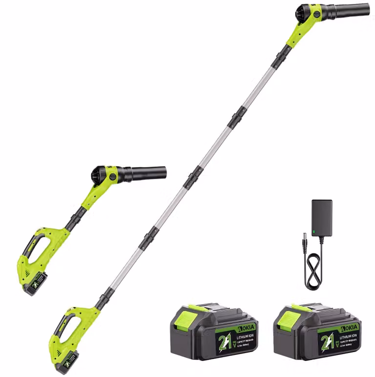 Bladblazer Accu Bladblazer - 21 Volt, 2 x 4000 mAh - Portata d'aria: 985 m³/h - Colore: Verde