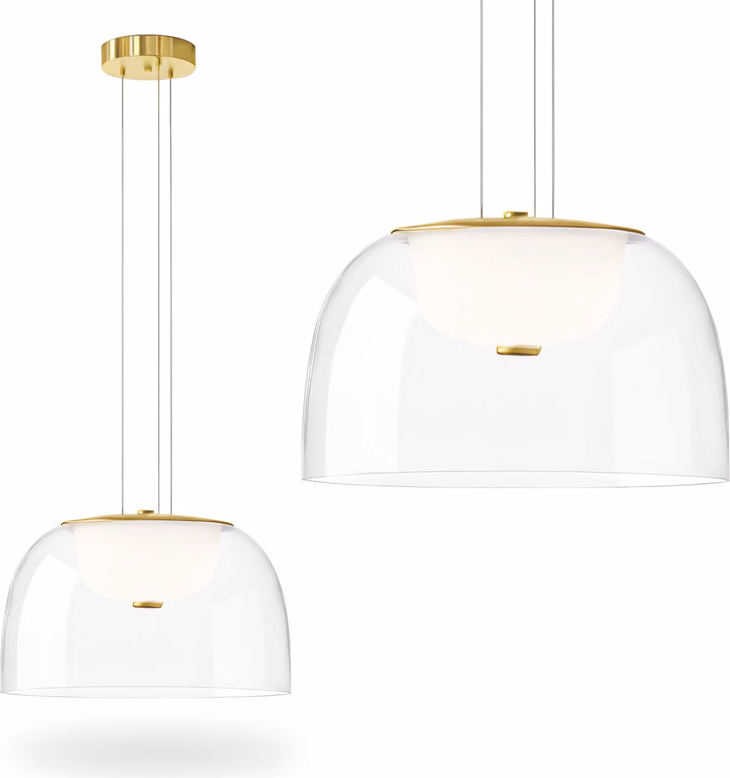 Lampada A Sospensione Da Soffitto Toolight App1690-1Pc B Gold