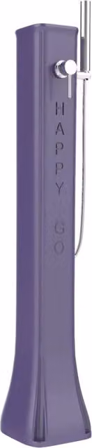 Doccia Solare da Giardino 23L Miscelatore e Doccetta Mobile Arkema Happy Go Viola