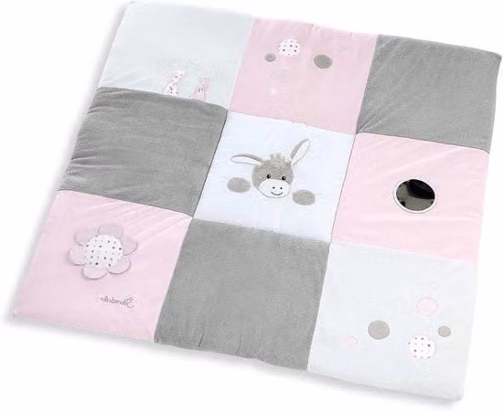 Coperta Patchwork Dekestra Multicolore in Poliestere, L/P: 100 x 100 cm