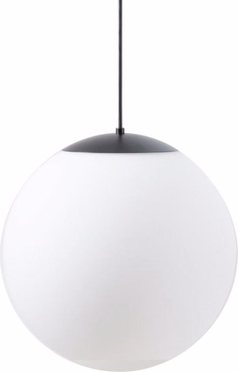 OSMONT ADR62222 ADRIA S4 HP apparecchio a sospensione in vetro bianco/nero IP40 3000 K 59W LED