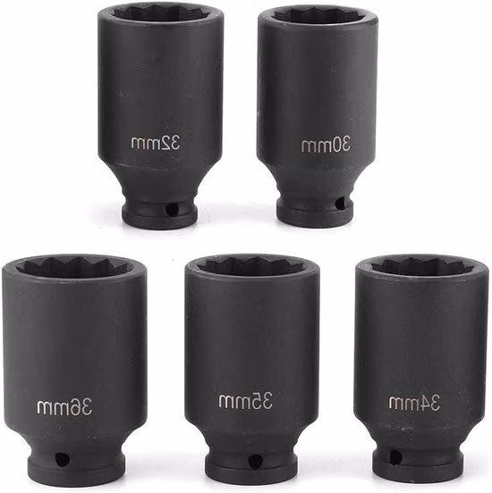 Set di chiavi da 5 pezzi, 125 mm, 30-36 mm, per allentare le viti