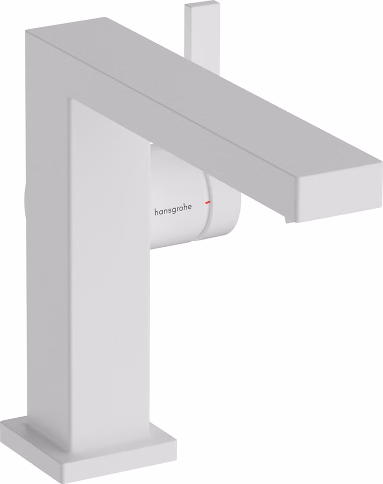 Mitigeur monocommande de lavabo hansgrohe Tecturis E Fine 110, portée 155 mm, garniture de vidage PUSH, CoolStart, 73024700, 73024700