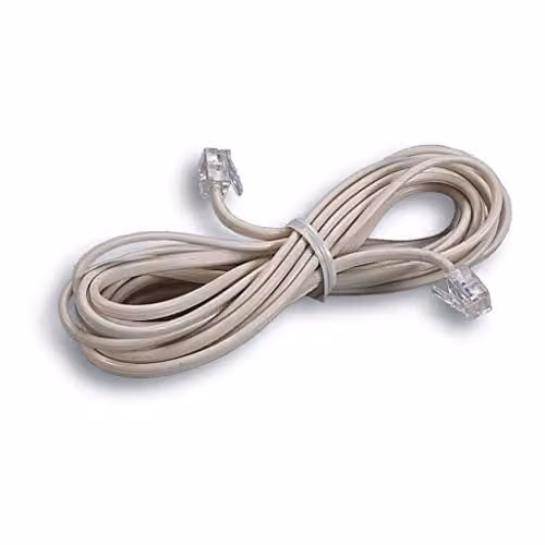 Prolunga Telefono Plug 6/4 M 3 Avorio    21280 Fme