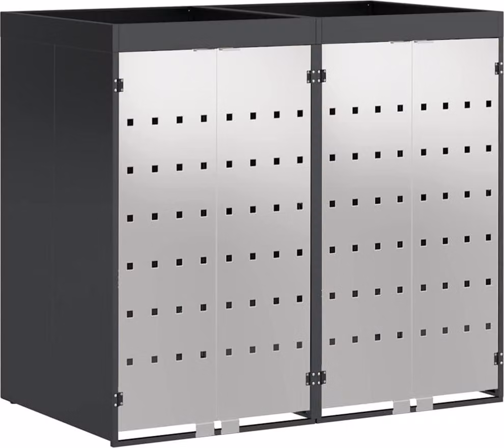 Contenitore per Rifiuti per 3 Bidoni 340 x 77.5 x 115.5 cm