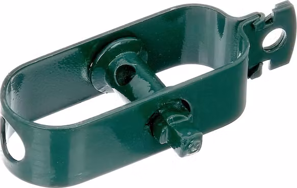 Alberts 854454 Tendifilo, zincato, plastificato verde, misura 4, lunghezza 130 mm, set da 50