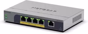 Switch Netgear GS105EP non gestito Gigabit Ethernet con supporto Power over Ethernet (PoE), grigio – 1