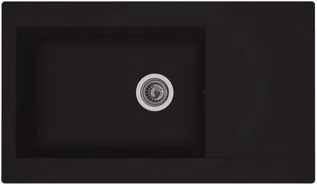 Sink Einna 1 grande vassoio nero