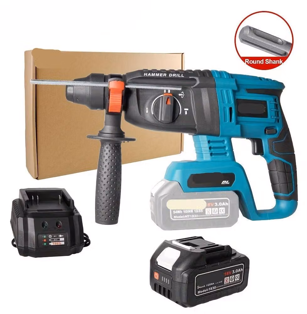 Trapano a percussione - Trapano a percussione - Trapano - Trapano a batteria - 18V - Motore brushless - Batteria da 3.0Ah
