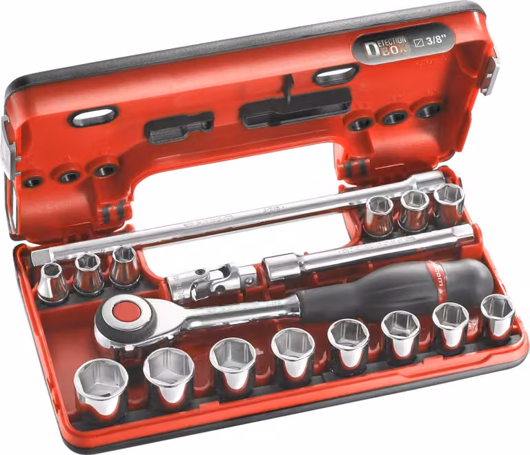 Facom Steckschluessel-Set 3/8" 6-Kant D-Box