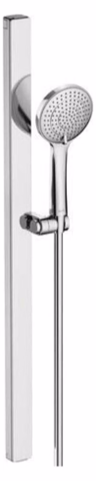 Set doccia cromato, a risparmio idrico, barra da 810 mm, tubo flessibile da 1600 mm