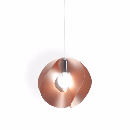LINEA ZERO Lampadario a sospensione ATOM Rame diametro 54x h50 cm