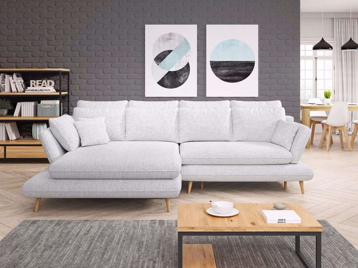 Funzione letto Divano letto Divano ad angolo Divano zona giorno Divano a L Divani di design