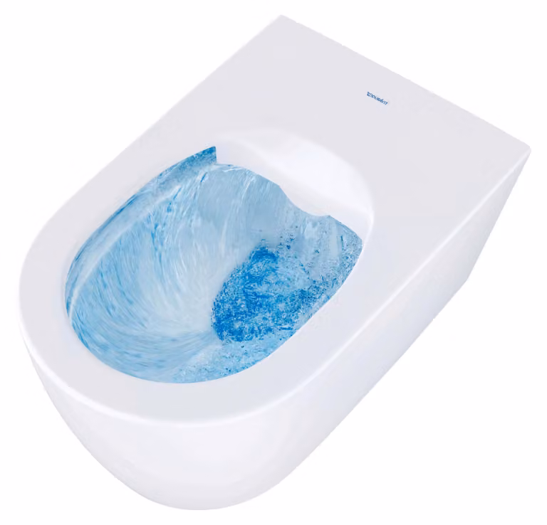 Duravit ME by Starck WC suspendu HygieneFlush, Rimless, chasse d'eau basse, 540x370x360mm, 251809AC00, 251809AC00
