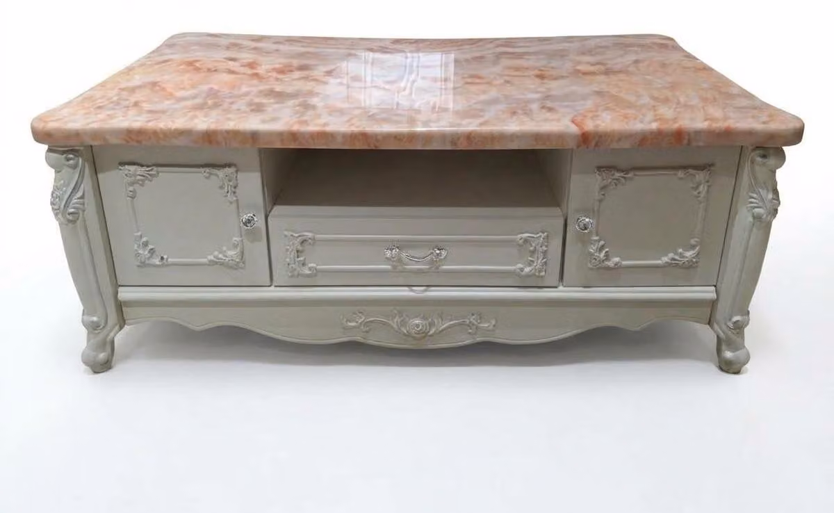Moderne Weiße Kommode Marmordesign Sideboard Schrank Wohnzimmer Design
