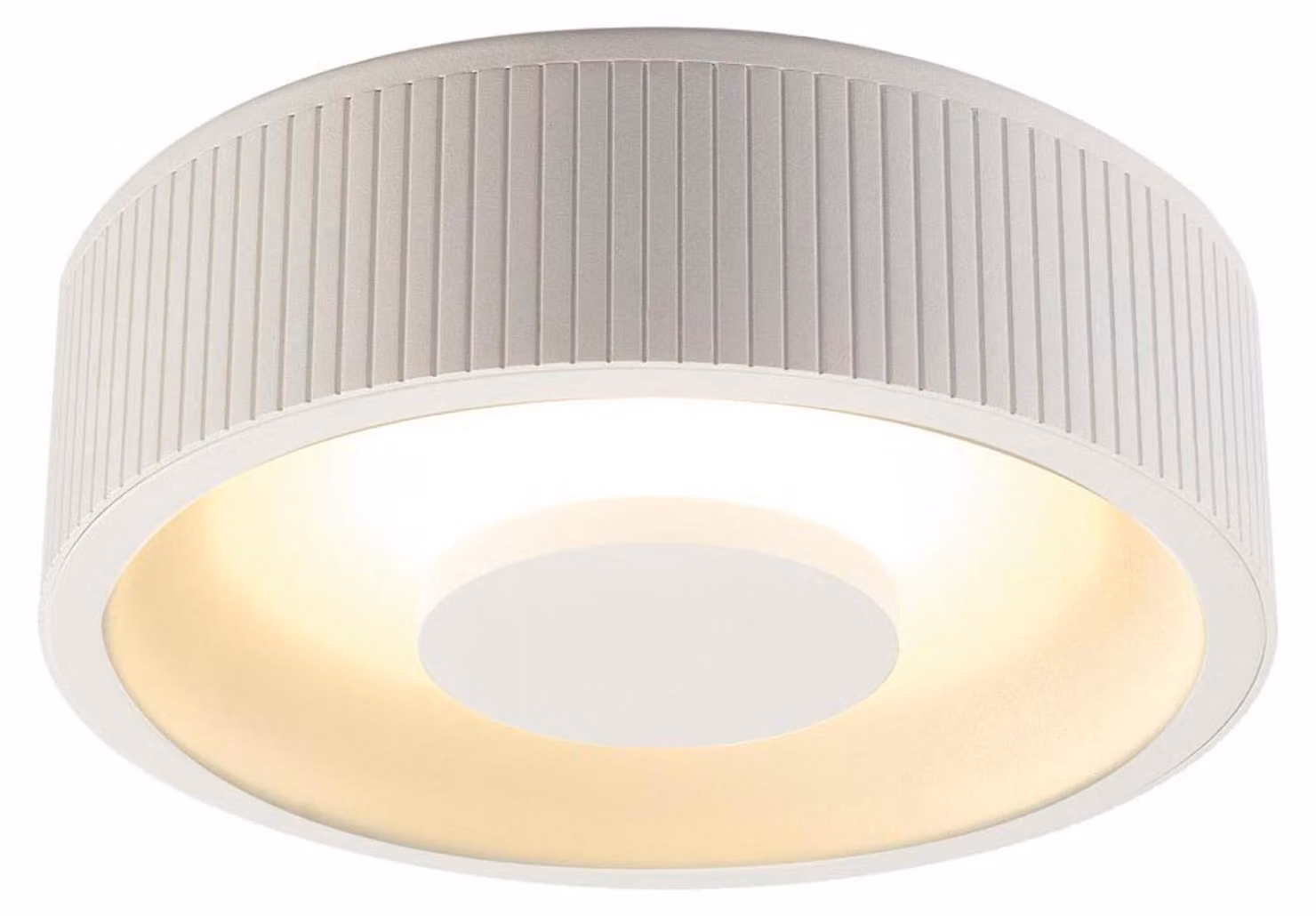 Occuldas plafoniera rotonda bianca Ø23 cm 26W, 3000K bianco caldo