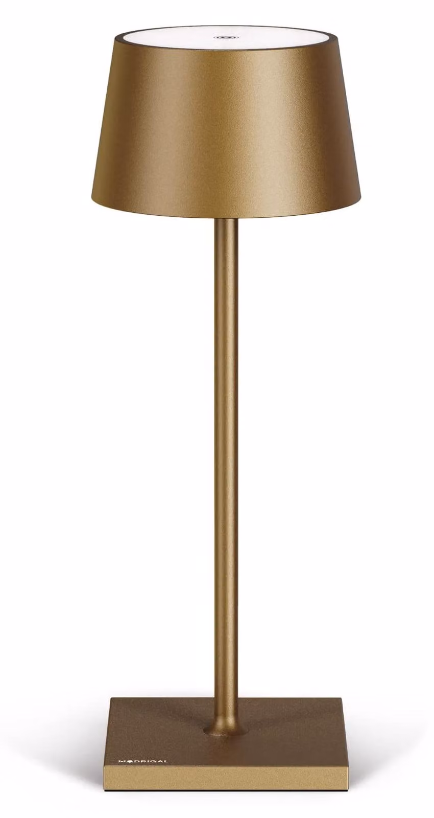 Lampada da tavolo elegante, senza fili - Lampada da tavolo LED - Lampada da tavolo ricaricabile a batteria, dimmerabile con controllo touch - Lampada da tavolo ricaricabile tramite USB-C - Lampada da tavolo a batteria, adatta per l'esterno - Colore: oro s