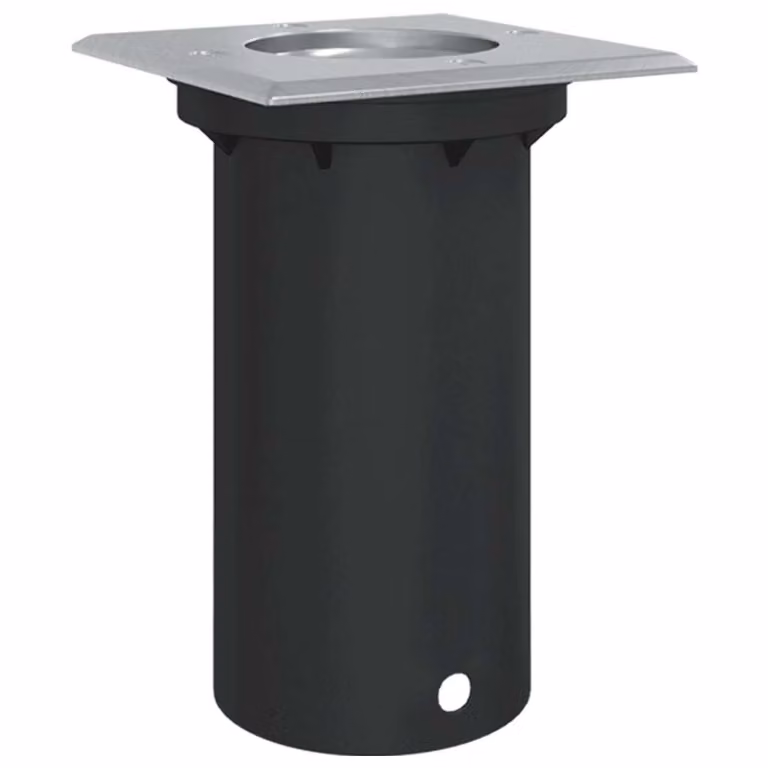 Luce per Esterni Quadrata Nera 10,5x10,5cm Alluminio Pressofuso