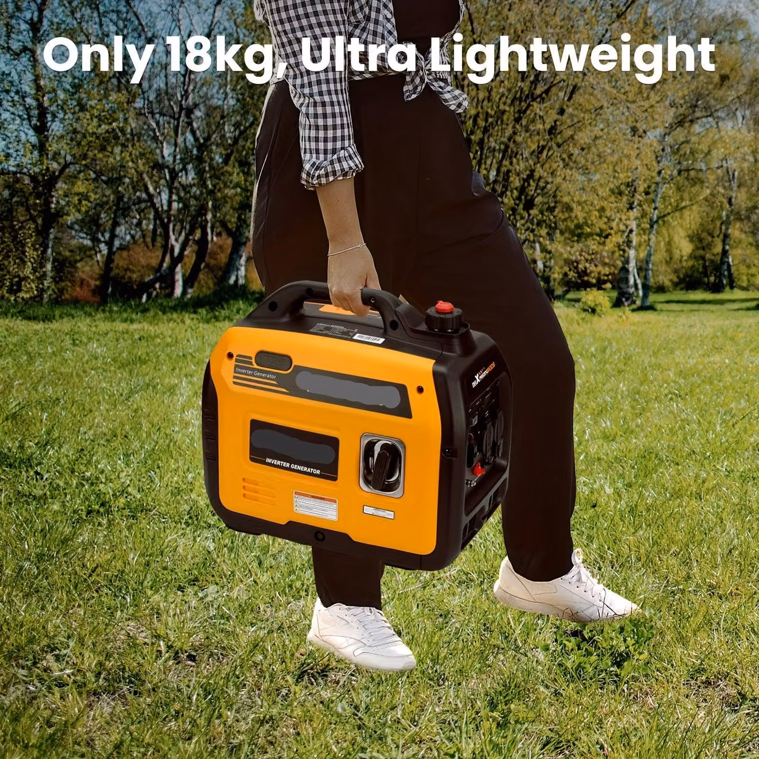 Generatore inverter portatile - Generatore di corrente - Generatore - Generatore per campeggio - Alimentazione di emergenza - 2300 Watt
