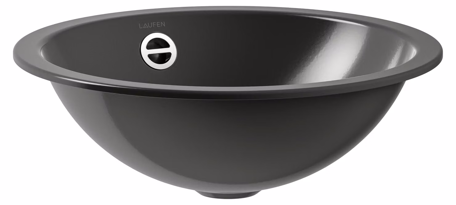 LAUFEN FORM Lavabo à encastrer par le dessus, rond, sans trou pour robinet, sans trop-plein, 400x400x140mm, H517FM30191121, H517FM30191121