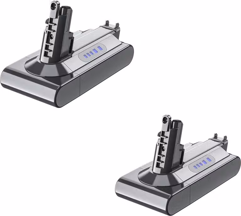 Batteria di ricambio, capacità 6000mAh, compatibile con i modelli di aspirapolvere premium, 2 batterie, 21,6V