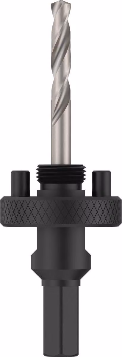 Supporto a innesto Bosch e punta di centraggio per sega a tazza, 32-210 x 44 mm per LS 33-152, HEX