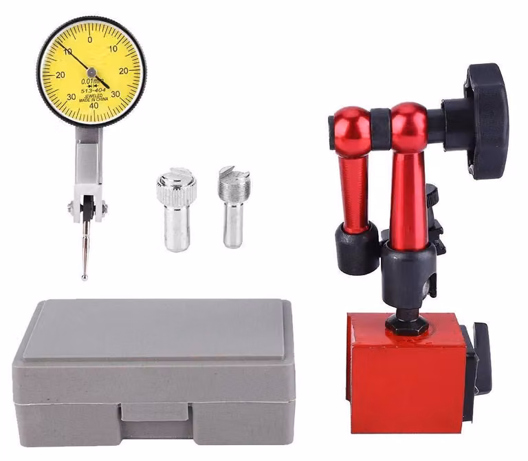 Indicatore di pressione con supporto magnetico per misurazioni di precisione