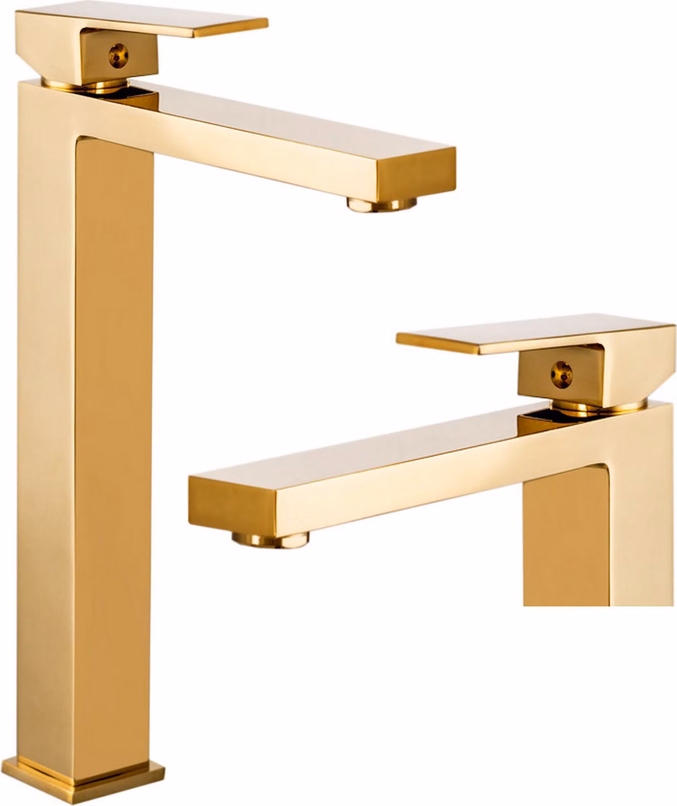 Granitan - Rubinetto per lavabo - Rubinetto da bagno - versione alta - oro - Rubinetto per lavabo - ISTER