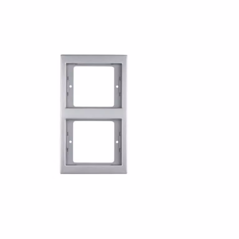 Berker 13237004 Cornice di copertura a 2 ingressi verticali K5 in acciaio inox finitura opaca