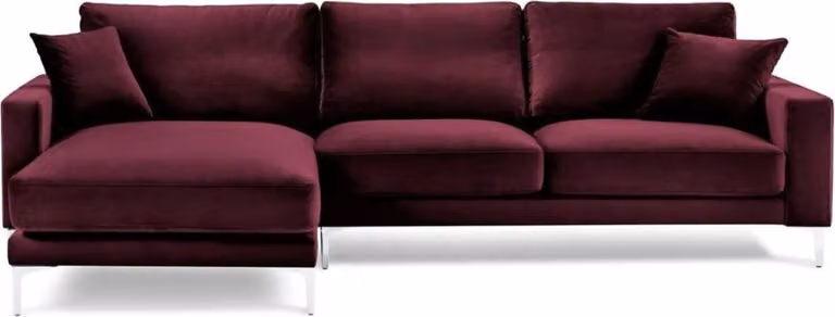 Rot Burgund Ecksofa Design Couchen Polster Sofa Sofas Italienische Möbel Design