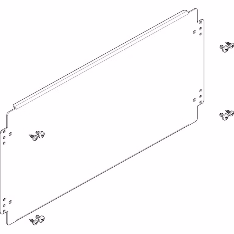 Piastra di montaggio ABN 496x252 mm 2FB/2RE per il montaggio tra i profili portanti FMA22N