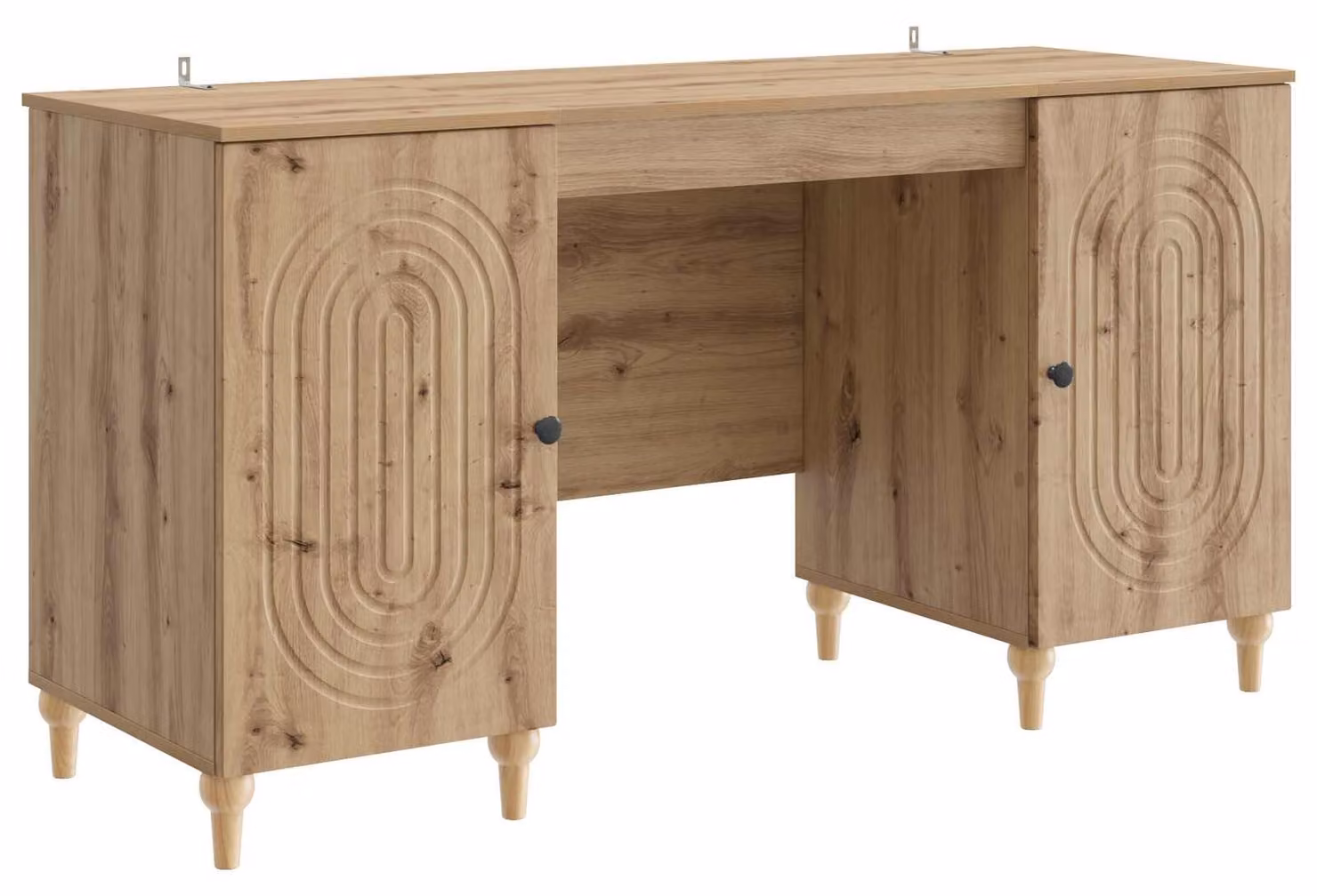 Scrivania con lo scaffale Rovere Artigianale 142,5 x 50 x 75 cm